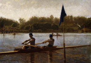The Biglin Brothers Turning The Stake Boat — Thomas Eakins