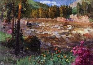 The Katun River In Spring — Grigory Gurkin
