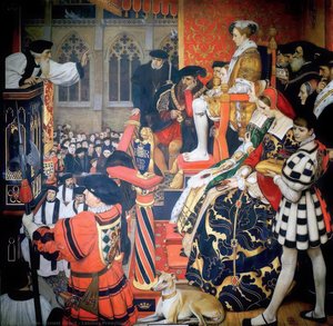Latimer Preaching Before Edward Vi At Paul's Cross, 1521 — Ernest Board