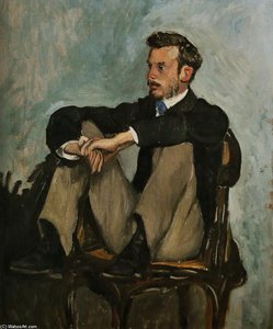 Portrait Of Auguste Renoir — Frédéric Bazille