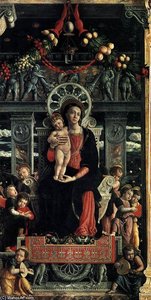 Polychrome De San Zeno (tableau Central) — Andrea Mantegna