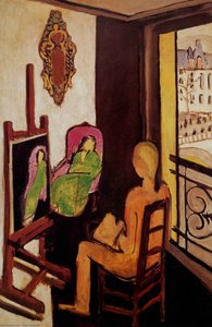 Le Peintre Dans Son Atelier Huile Sur Toile Pmdam — Henri Matisse