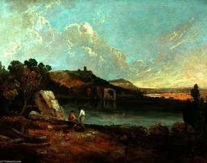 Italienische Seenlandschaft — Richard Wilson