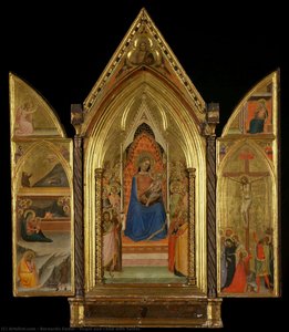 Virgin And Child With Saints — Bernardo Daddi