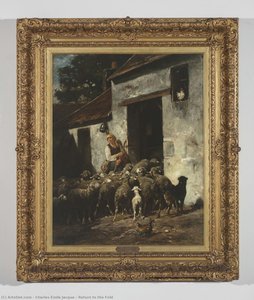 Return To The Fold — Charles-émile Jacque