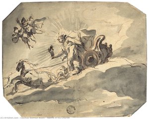 Apollo In His Chariot — Cosmas Damian Asam