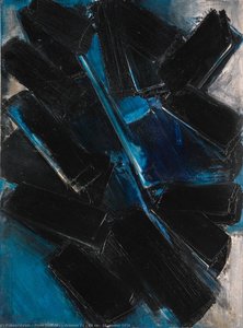 Peinture 81 X 60 Cm, 16 Octobre 1956 — Pierre Soulages