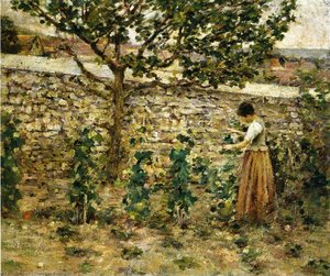In The Garden — Theodore Robinson