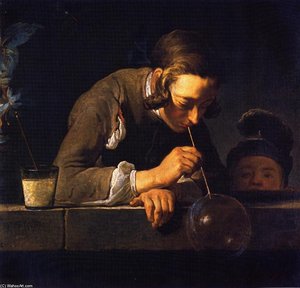 'soap Bubbles (also Known As Young Man Blowing Bubbles)' — Шарден