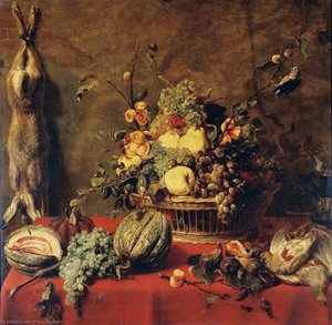 Still Life Of Fruit In A Basket — Frans Snyders
