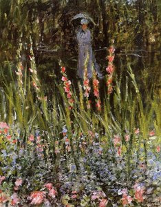 Le Jardin, Les Gladioles — Claude Monet