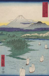 Noge Y Yokohama En La Provincia De Musashi (musashi, Noge, Yokohama) — Utagawa Hiroshige