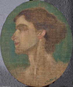 Portrait Of Ioulia Partheni — Konstantinos Parthenis