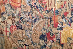 Detail Of The Tapestry “the Siege Of Asilah” — Tournai Passchier Grenier