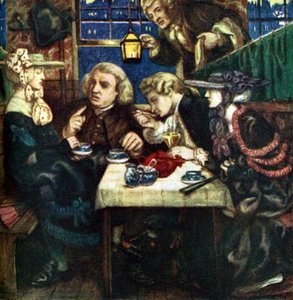 Dr Johnson At The Mitre — Dante Gabriel Rossetti