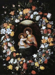 Holy Virgin And Child — Ambrosius Brueghel