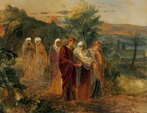 Returning From The Burial Of Christ — Nikolai Ge