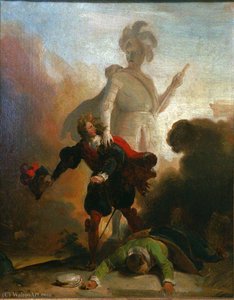 Don Juan And The Statue Of The Commander — Alexandre Évariste Fragonard