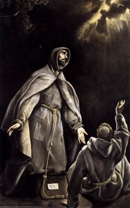 St Francis's Vision Of The Flaming Torch — El Greco
