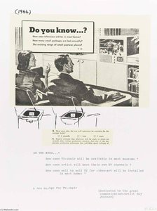 Untitled, From The Portfolio The New York Collection For Stockholm — Nam June Paik