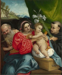 The Virgin And Child With Saints — Lorenzo Lotto