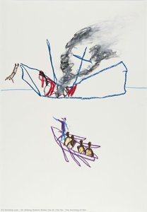 The Burning Of The — Sir Sidney Robert Nolan