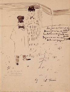 On The Verses Of Verlaine, A Rogue Takes A Stroll In The Country — Jean Louis Forain