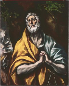 The Repentant St. Peter — El Greco