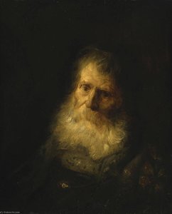 A Tronie The Head And Shoulders Of An Old Bearded Man — Jan Andrea Lievens Jan Lievens