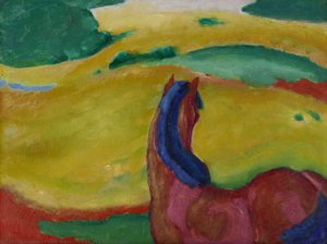 Horse In A Landscape — 马克·弗朗茨