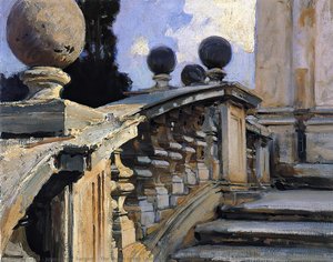 I Gradini Della Chiesa Di S. S. Domenico E Sisto A Roma — John Singer Sargent