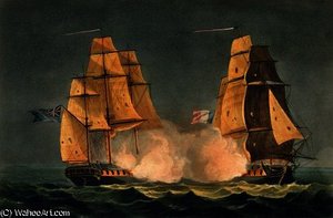 The Capture Of La Nereide, December 21st — Thomas Whitcombe