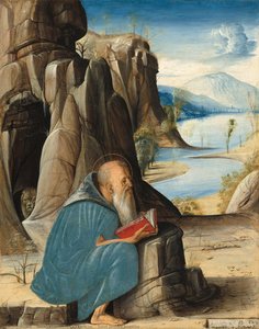 Saint Jerome Reading — Alvise Vivarini (luigi Vivarini)