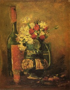Jarrón Con Calla Y Botellas — Vincent Willem Van Gogh