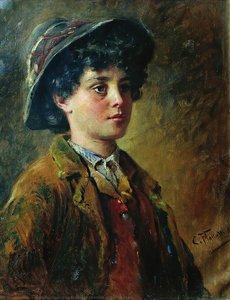 Portrait Of The Italian Boy — Konstantin Yegorovich Makovsky