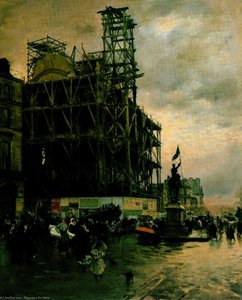 The Place Des Pyramides — Giuseppe De Nittis