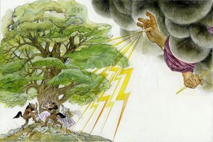 Zeus & Dionysus + Sheep — Timothy John Williamson