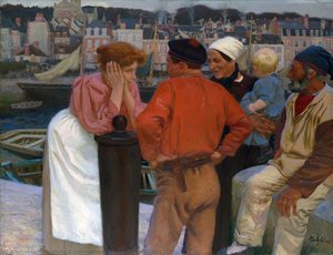 Marins (sailors) Circa 1897 — Adolphe Gustave Binet