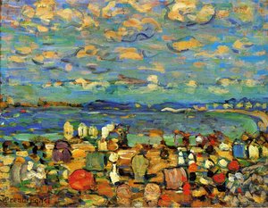 Crescent Beach (also Known As Crescent Beach, St. Malo) — Maurice Brazil Prendergast