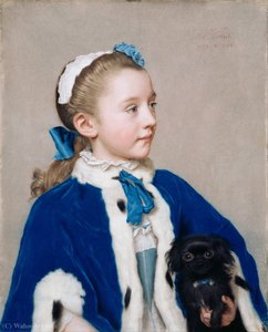 Maria Frederike Van Reede-athlone At Seven — Jean-étienne Liotard