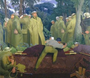 Advance Dressing Station On The Struma, 1916 — Henry Lamb
