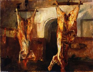 Tuhottujen Lehmänkasvojen Kuvaus — Lovis Corinth