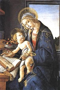 Madonna Van Het Boek (madonna Del Libro) — Sandro Botticelli