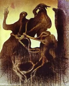 Birth Of Zoomorph Couple — Max Ernst
