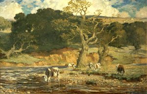 The Valley Of The Wharf — Bertram Priestman