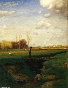 A Short Cut, Watchung Station, N.j. — George Inness