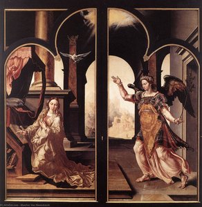 Annunciation — მარტენ ვან ჰიმსკერკი