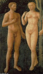 The Temptation (detail) — Masolino Da Panicale