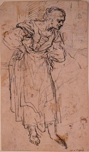Female Figure — Jacopo Palma Il Giovane