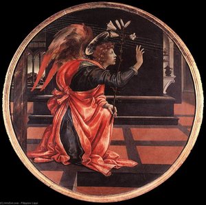 Gabriel From The Annunciation — Filippino Lippi